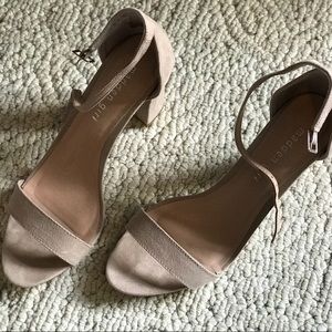 Open Toe Block Heels